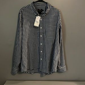 Pendleton Navy and white button up